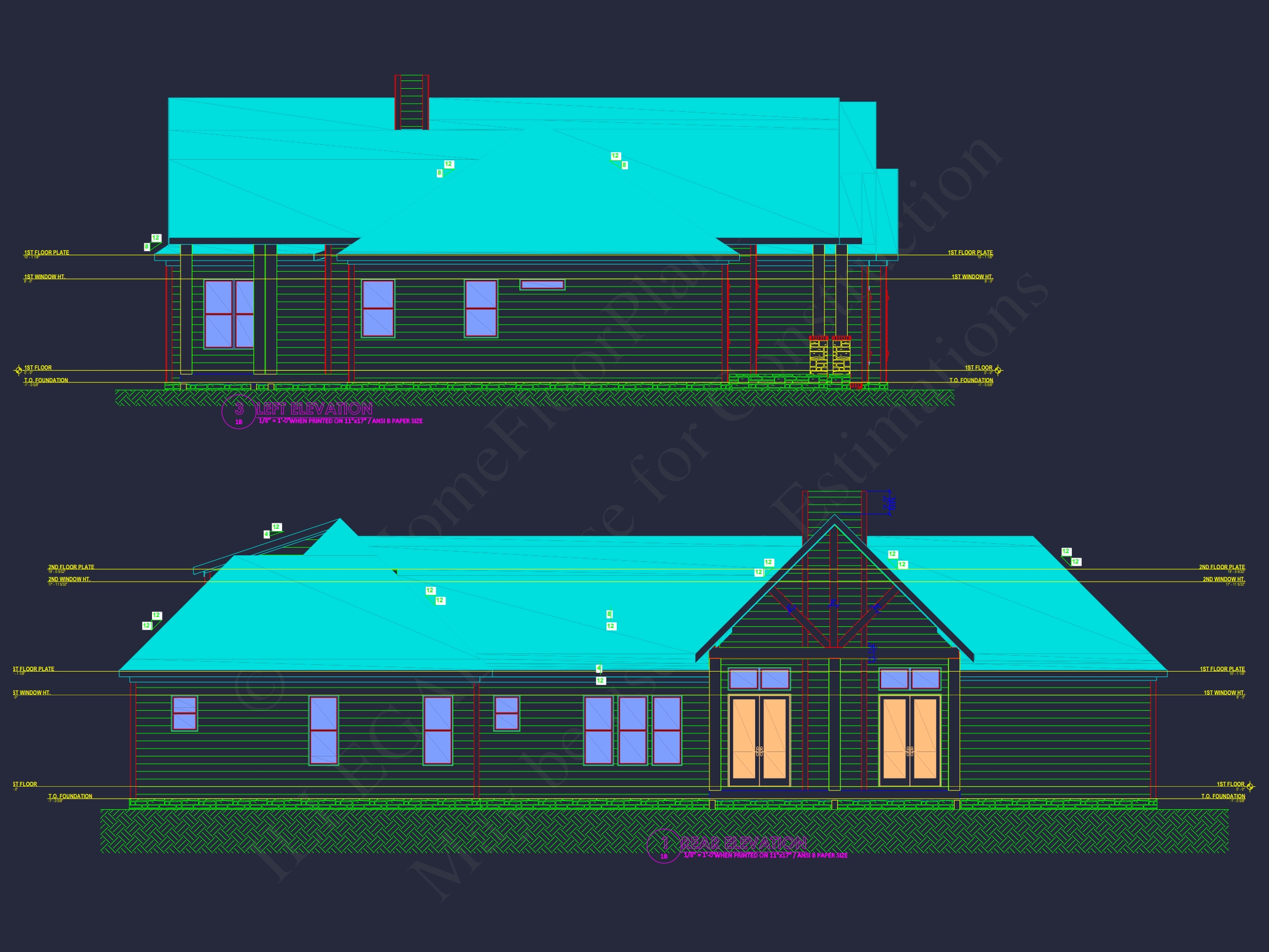 Expansive Home Plan with Stunning CAD Blueprints and Features