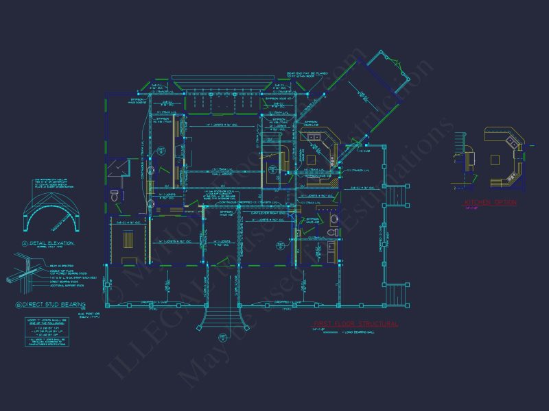 Explore 3951 Sq. Ft. Colonial Revival house Plan with 2 Floors