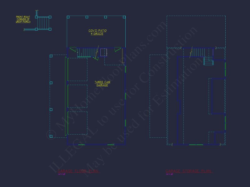 Explore 3951 Sq. Ft. Colonial Revival house Plan with 2 Floors