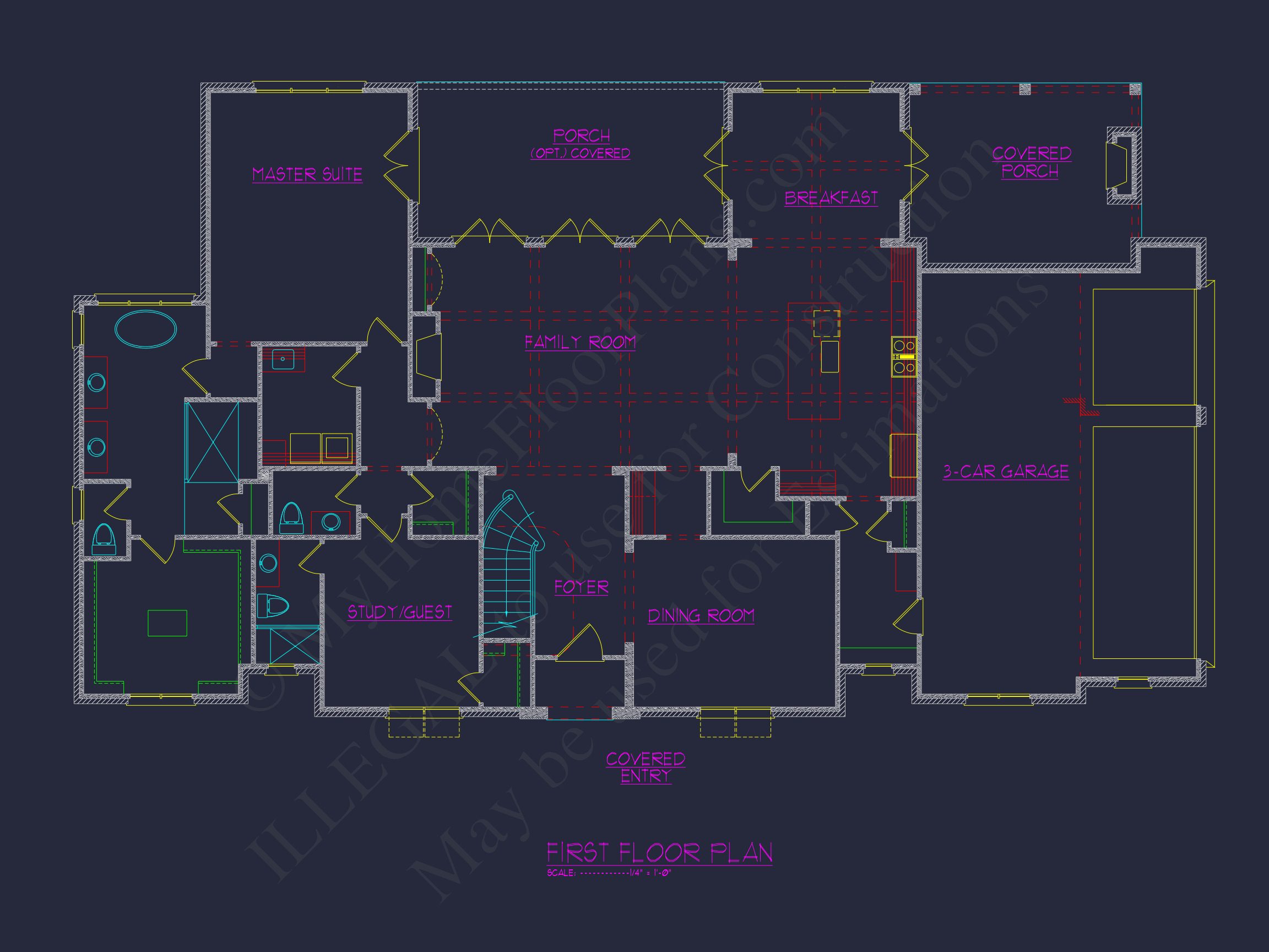 Explore 5-Bedroom house Plan With Blueprints & Architectural Designs