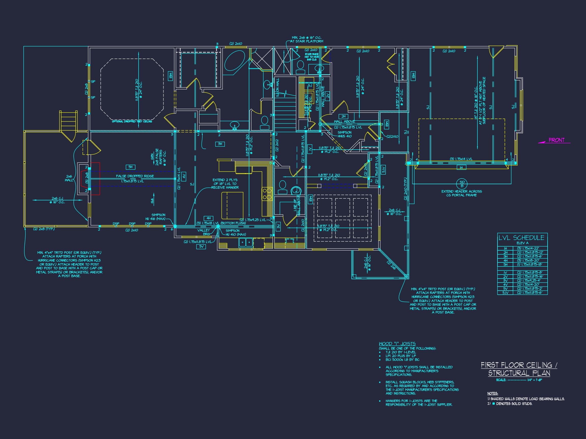 Explore Detailed house Plan Floor Designs with CAD Blueprints