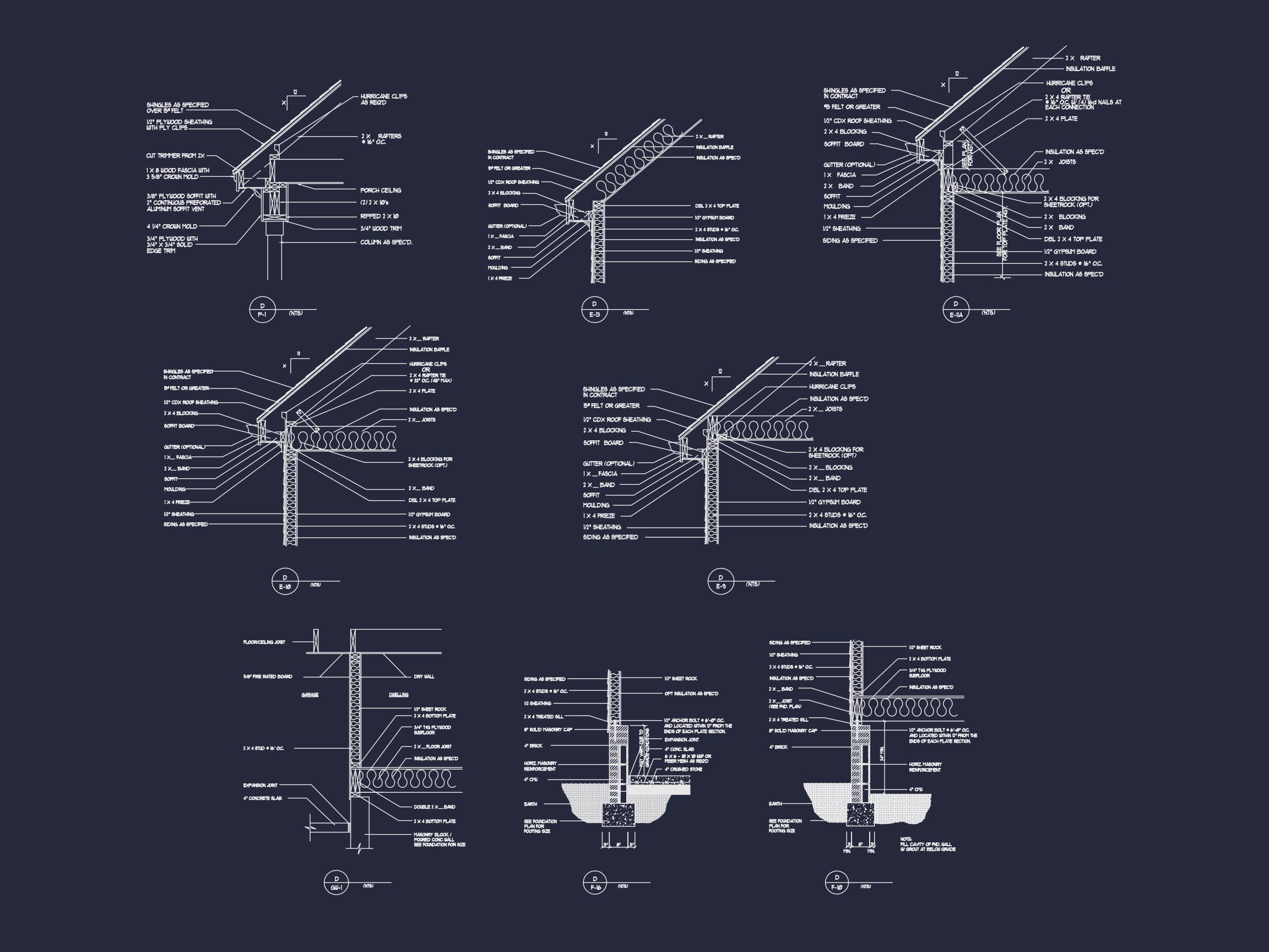 Explore Detailed house Plan Floor Designs with CAD Blueprints