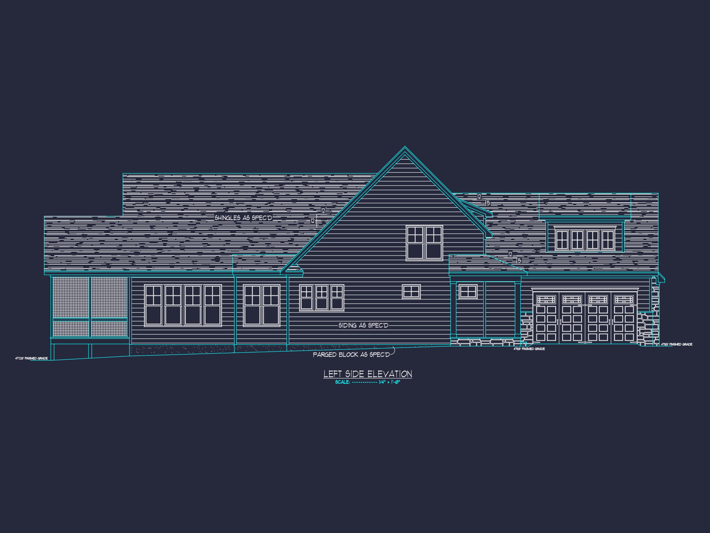 Explore Detailed house Plan Floor Designs with CAD Blueprints