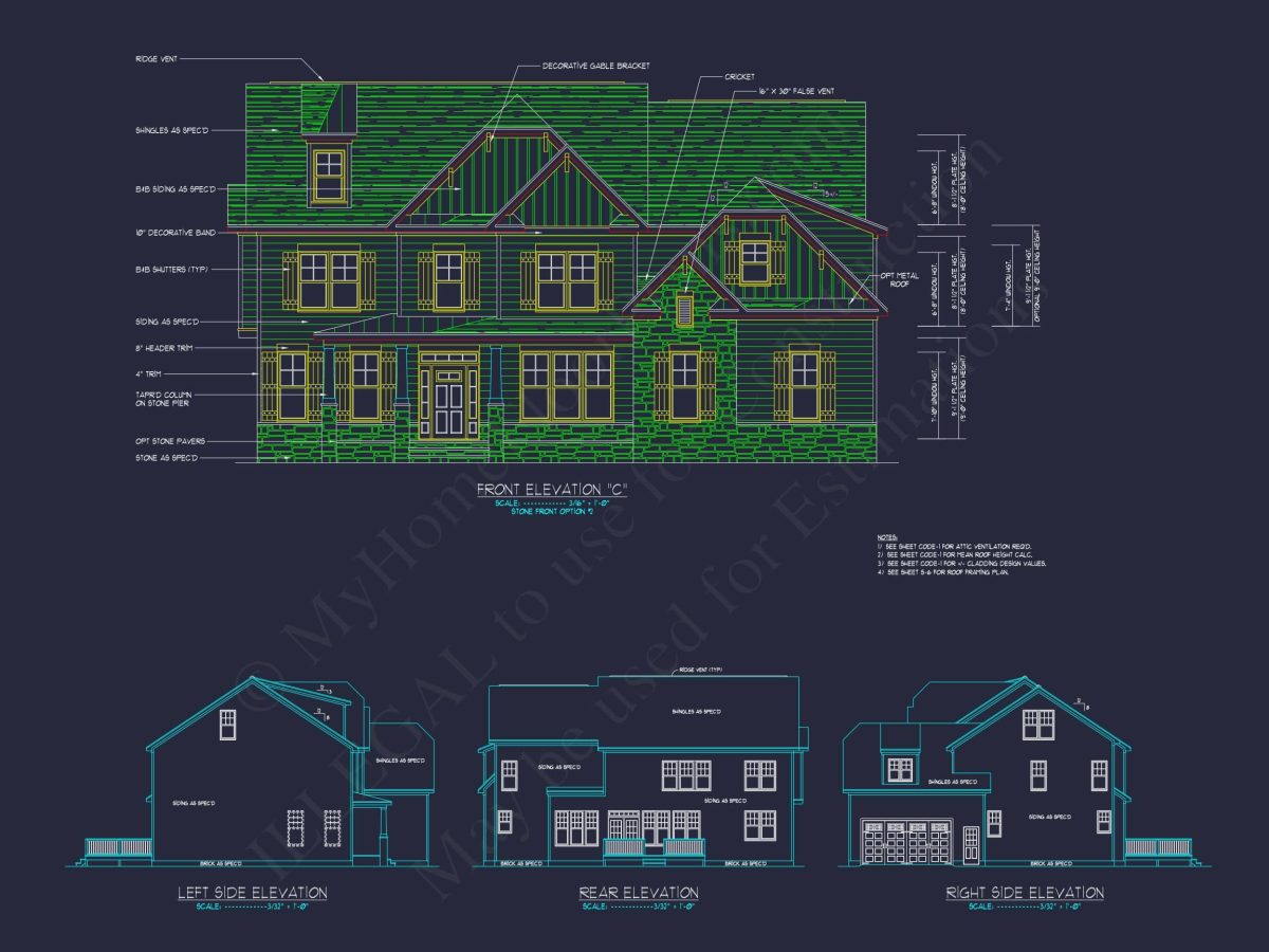 Explore Modern house Floor Plan: CAD Blueprint Designs