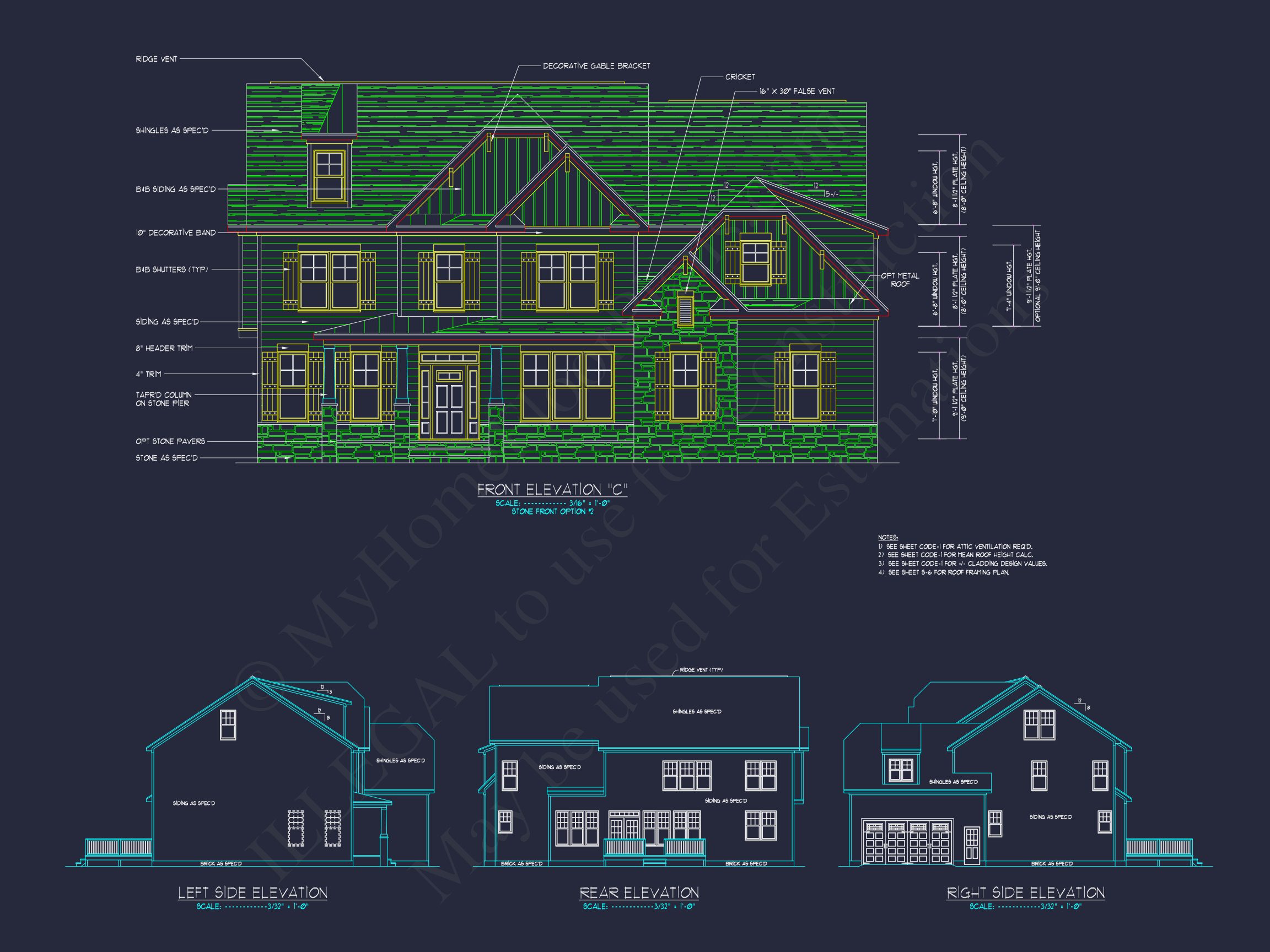 Explore Modern house Floor Plan: CAD Blueprint Designs