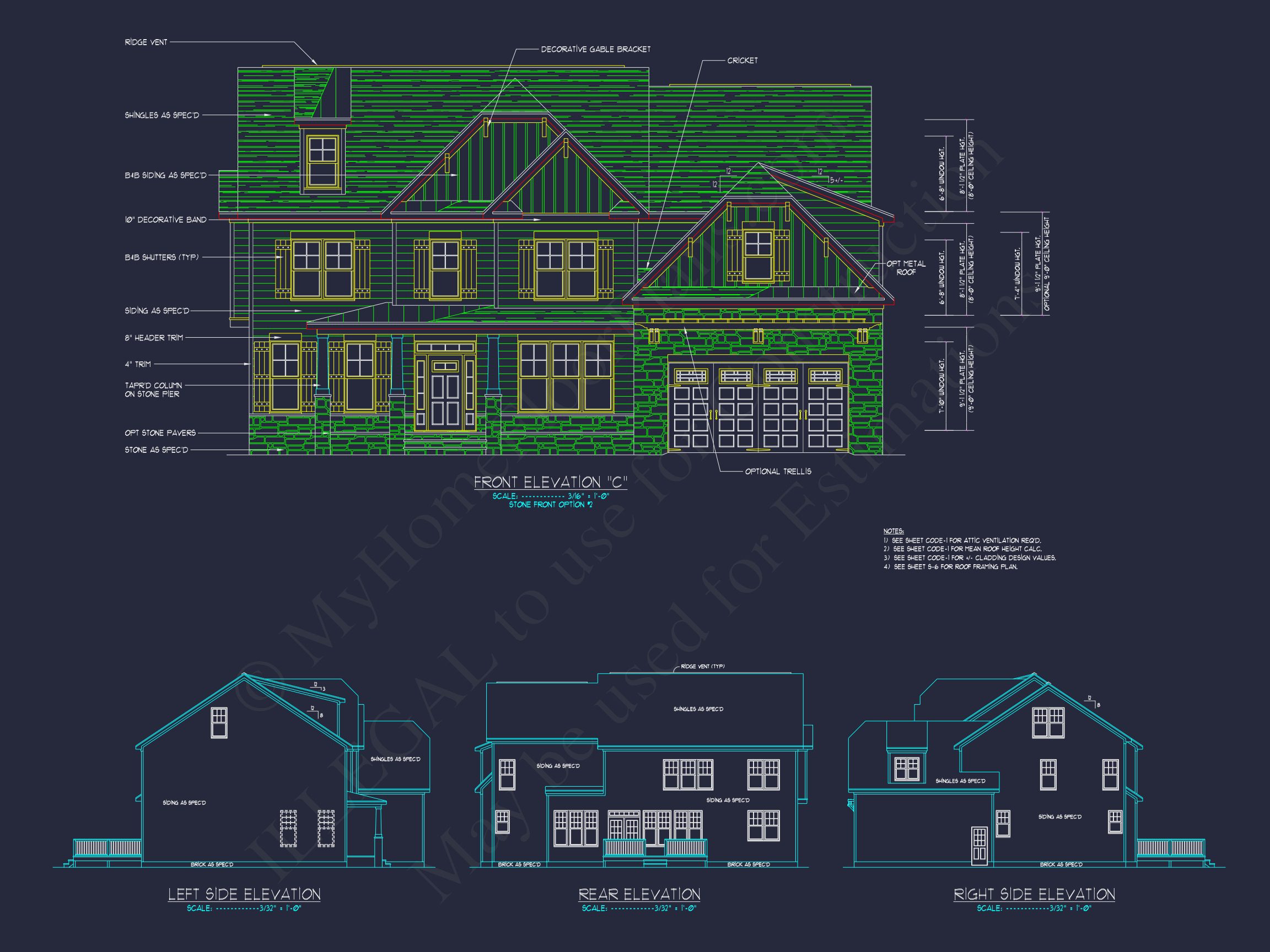 Explore Modern house Floor Plan: CAD Blueprint Designs