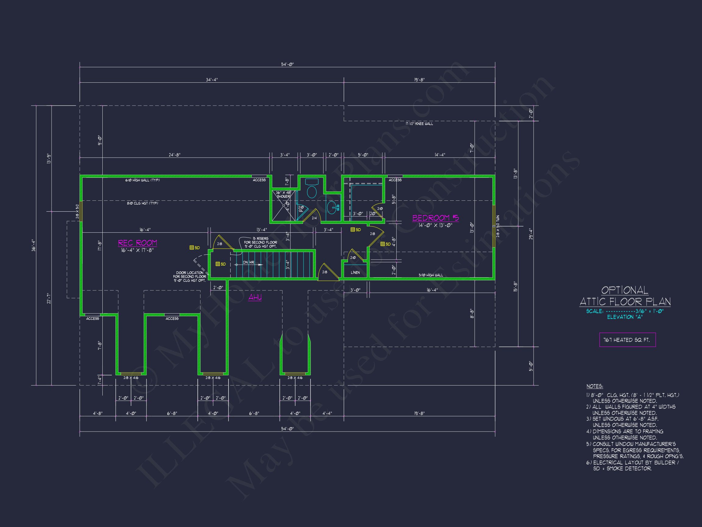 Explore Modern house Floor Plan: CAD Blueprint Designs