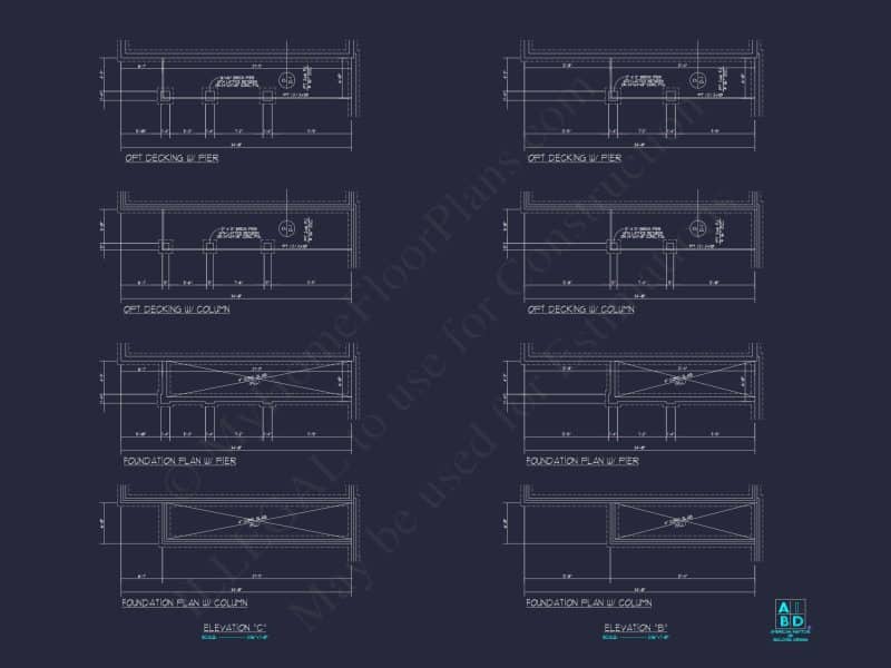 Explore Modern house Floor Plan: CAD Blueprint Designs