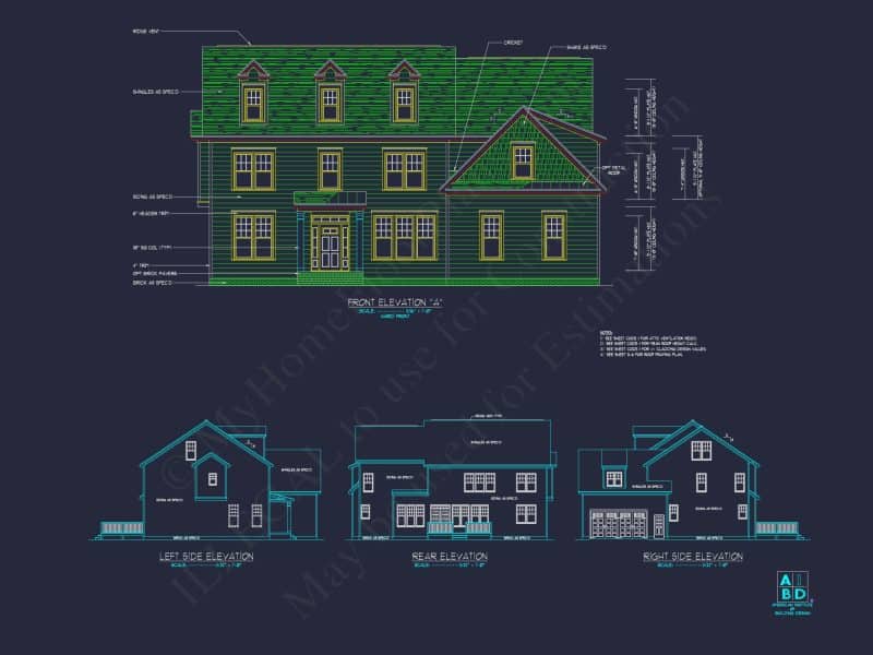 Explore Modern house Floor Plan: CAD Blueprint Designs