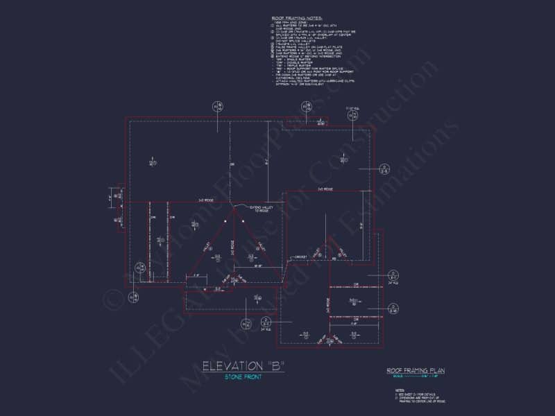 Explore Modern house Floor Plan: CAD Blueprint Designs
