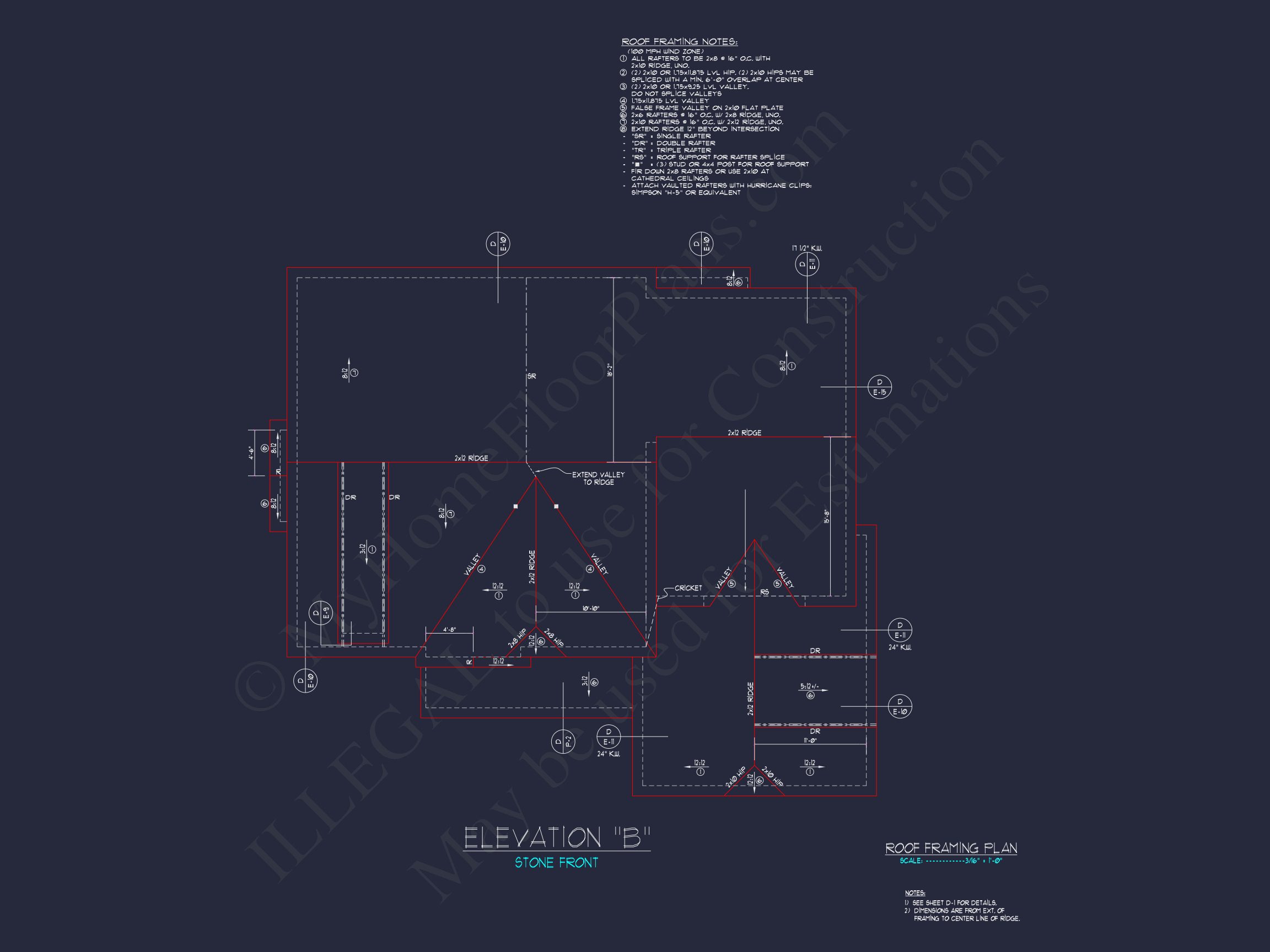 Explore Modern house Floor Plan: CAD Blueprint Designs