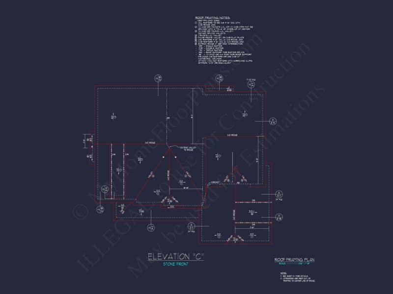 Explore Modern house Floor Plan: CAD Blueprint Designs