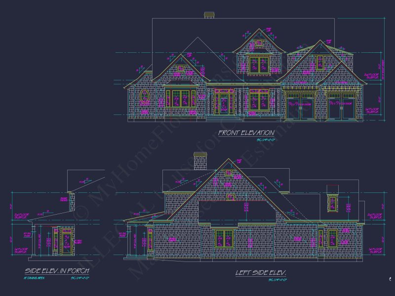 Explore Stunning 2-Story house Plan with Coastal Architecture