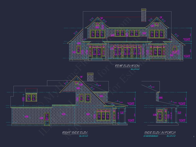 Explore Stunning 2-Story house Plan with Coastal Architecture