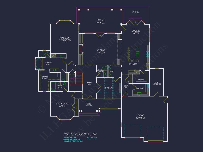 Explore Stunning 2-Story house Plan with Coastal Architecture