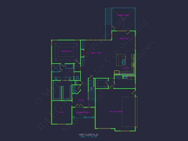 Explore Stunning house Plan Designs with 2-Story CAD Blueprints