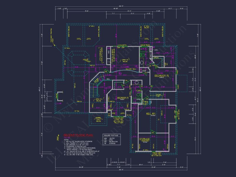 Explore a Classic 2-Story house Design with Detailed CAD Blueprint