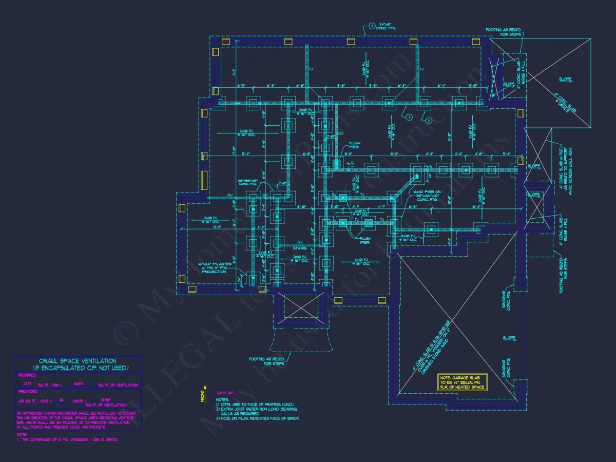 Explore a Classic 2-Story house Design with Detailed CAD Blueprint