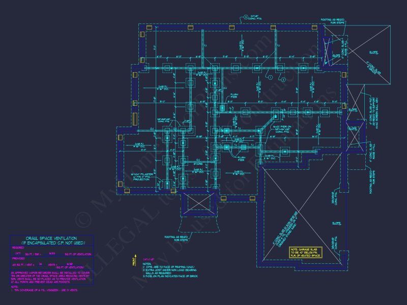 Explore a Classic 2-Story house Design with Detailed CAD Blueprint