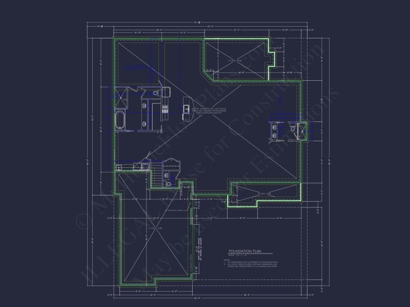 Explore a Stunning 1.5-Story house Plan with CAD Blueprints