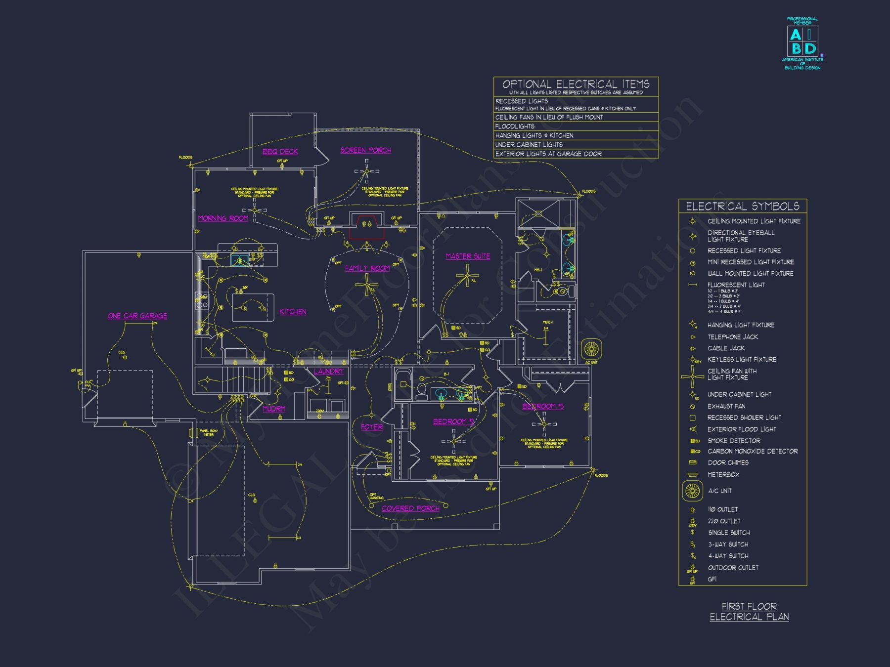 Explore this Spacious and Stylish house Plan with Detailed CAD Blueprint Designs
