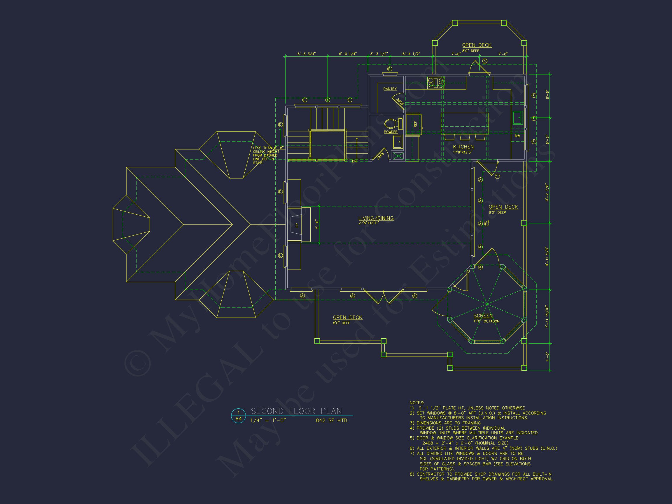 Exquisite 2-Story house Plan with 3 Bedrooms & Coastal Charm