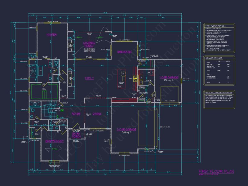 Exquisite house Plan with CAD Blueprint & Floor Designs