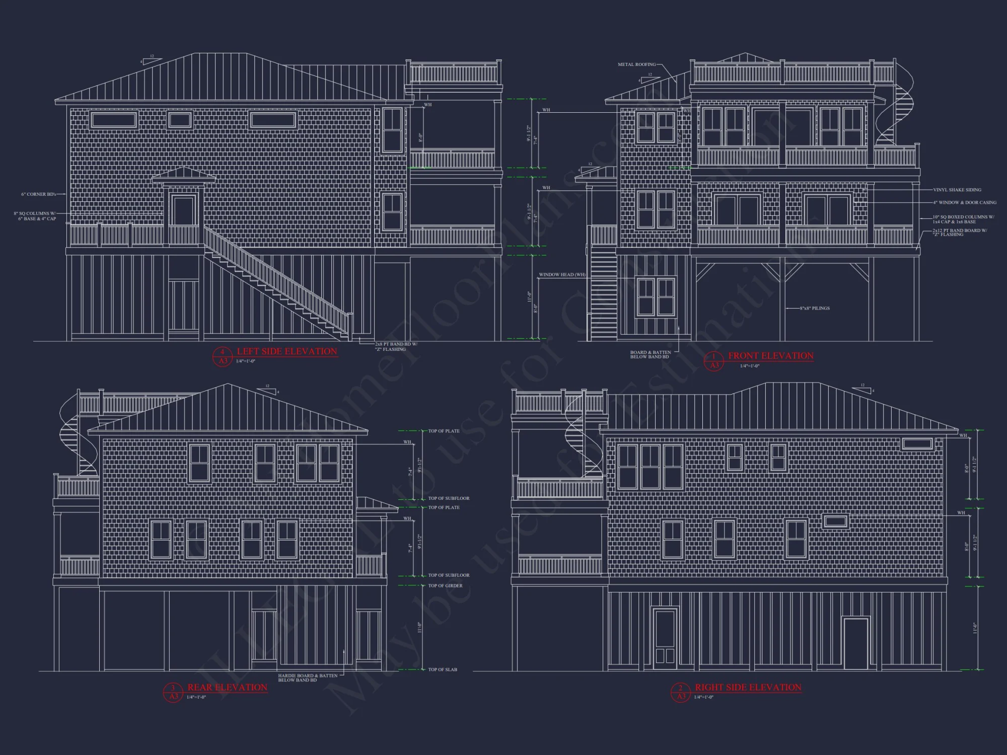 Flexible 3-Story house Plan with Modern Architecture Designs