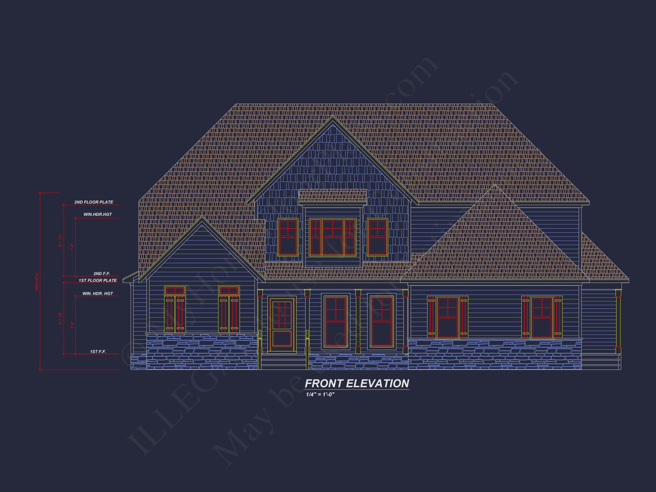 Stunning 4 Bedroom CAD Designs