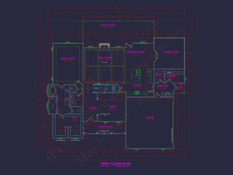 Stunning 4 Bedroom CAD Designs