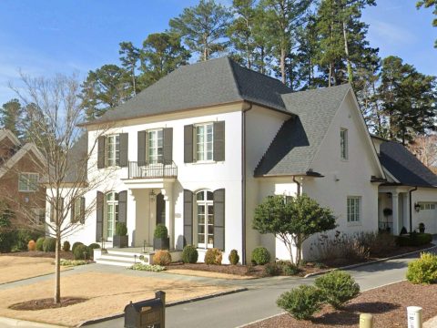 French Country house Blueprint - Architectural Designs & CAD Plan