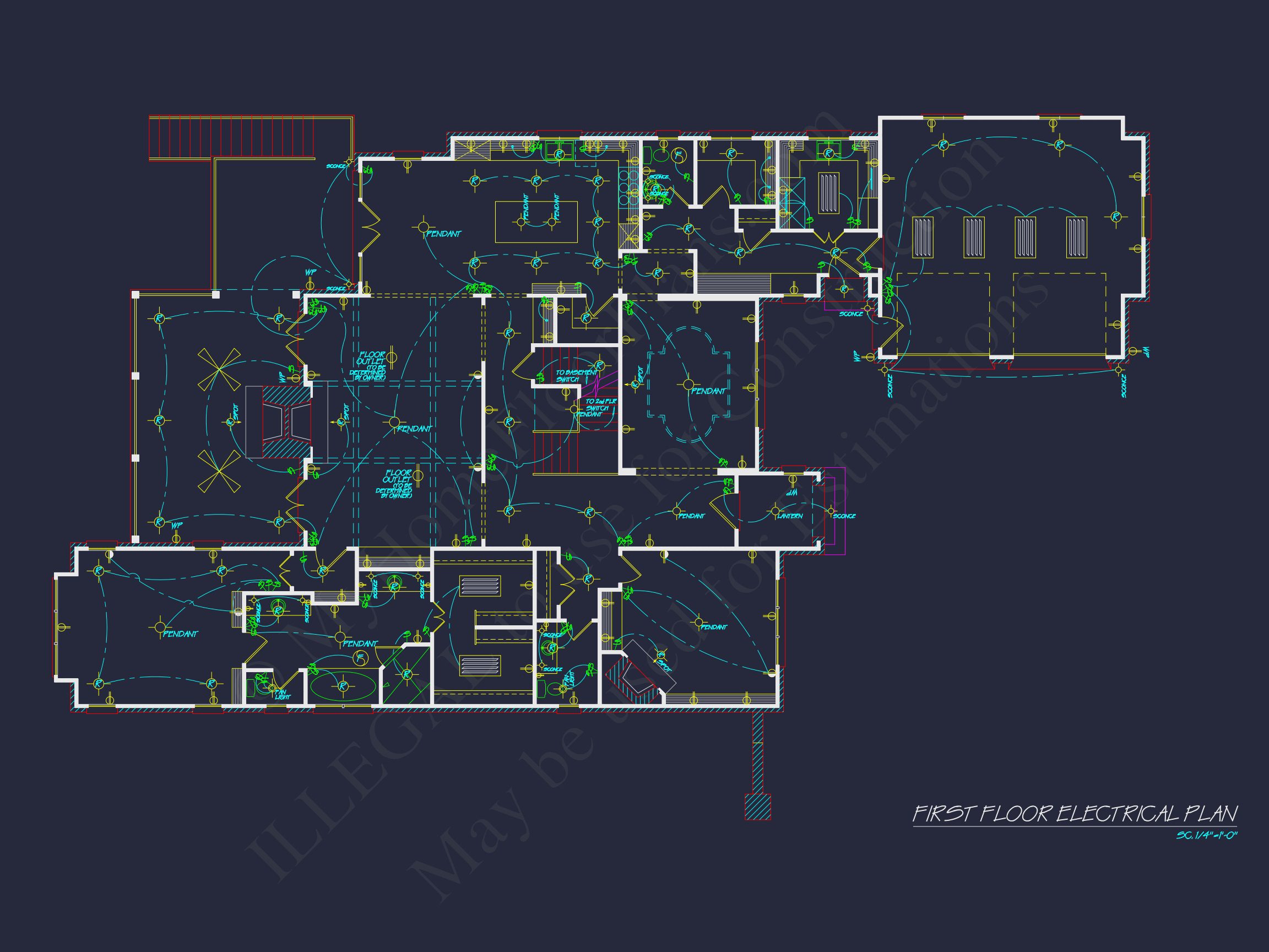 French Country house Plan with Blueprint for Modern Living