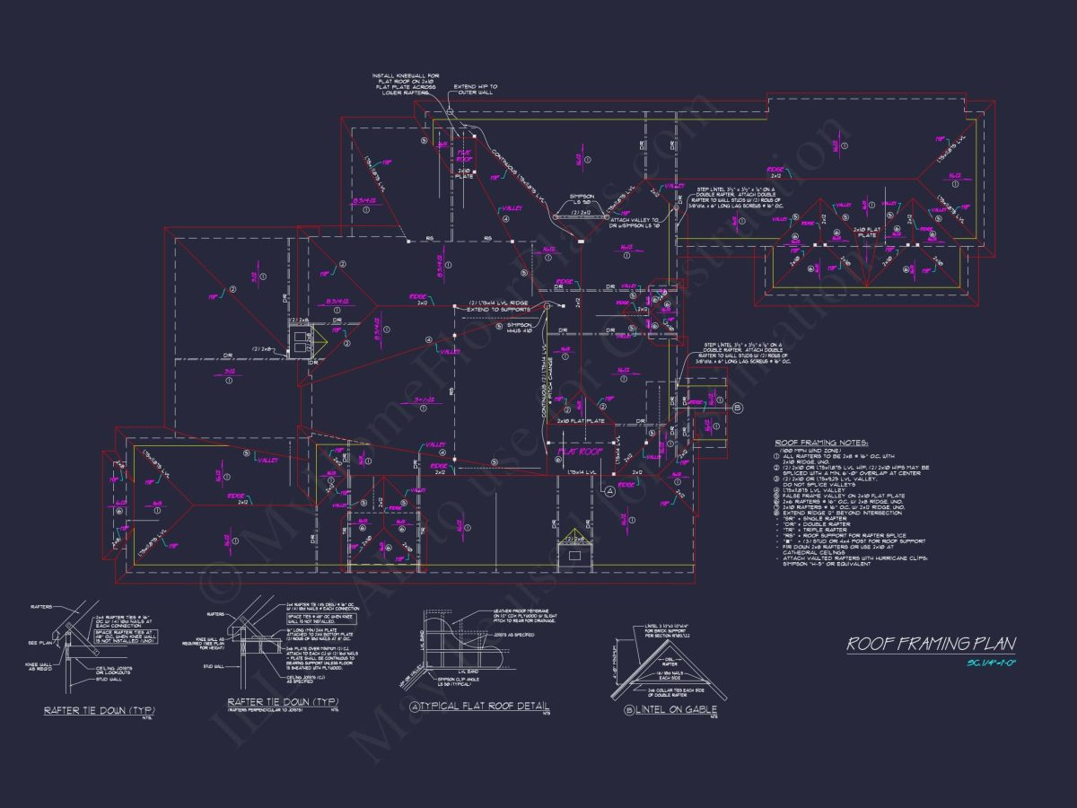 French Country house Plan with Blueprint for Modern Living