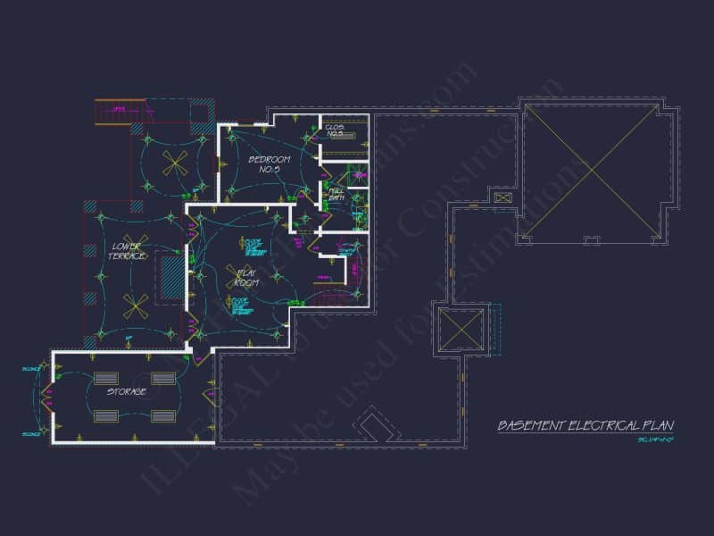 French Country house Plan with Blueprint for Modern Living
