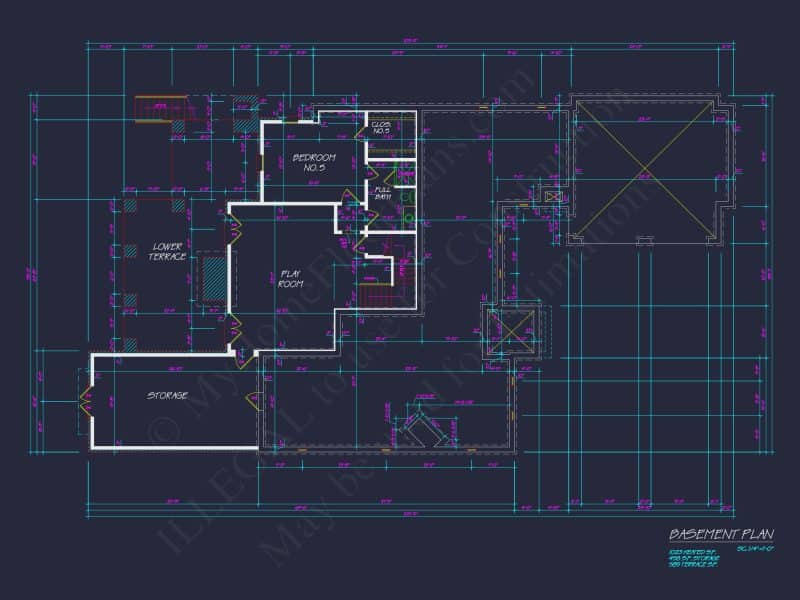 French Country house Plan with Blueprint for Modern Living