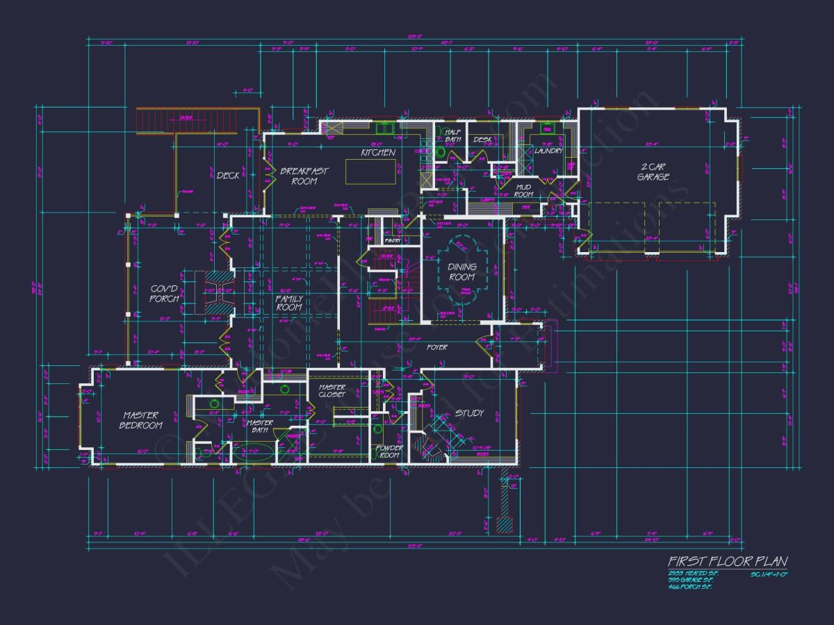 French Country house Plan with Blueprint for Modern Living