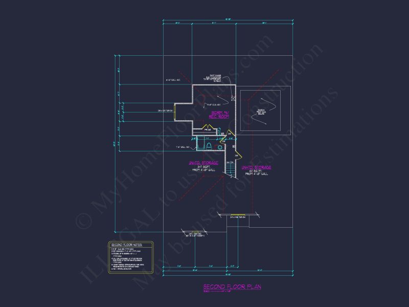 "1.5 Story French Provincial house CAD Blueprint Designs"