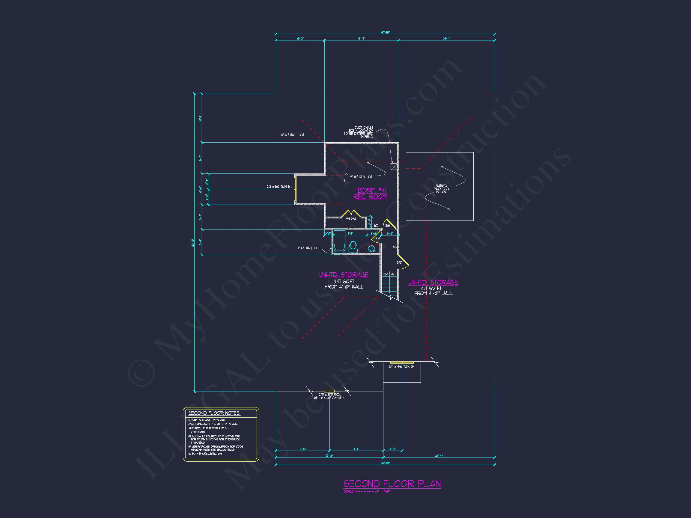 "1.5 Story French Provincial house CAD Blueprint Designs"