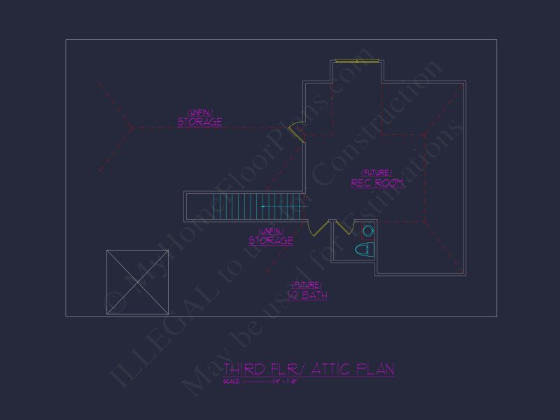 Graceful 2-Story house Plan with Architectural CAD Blueprint Designs