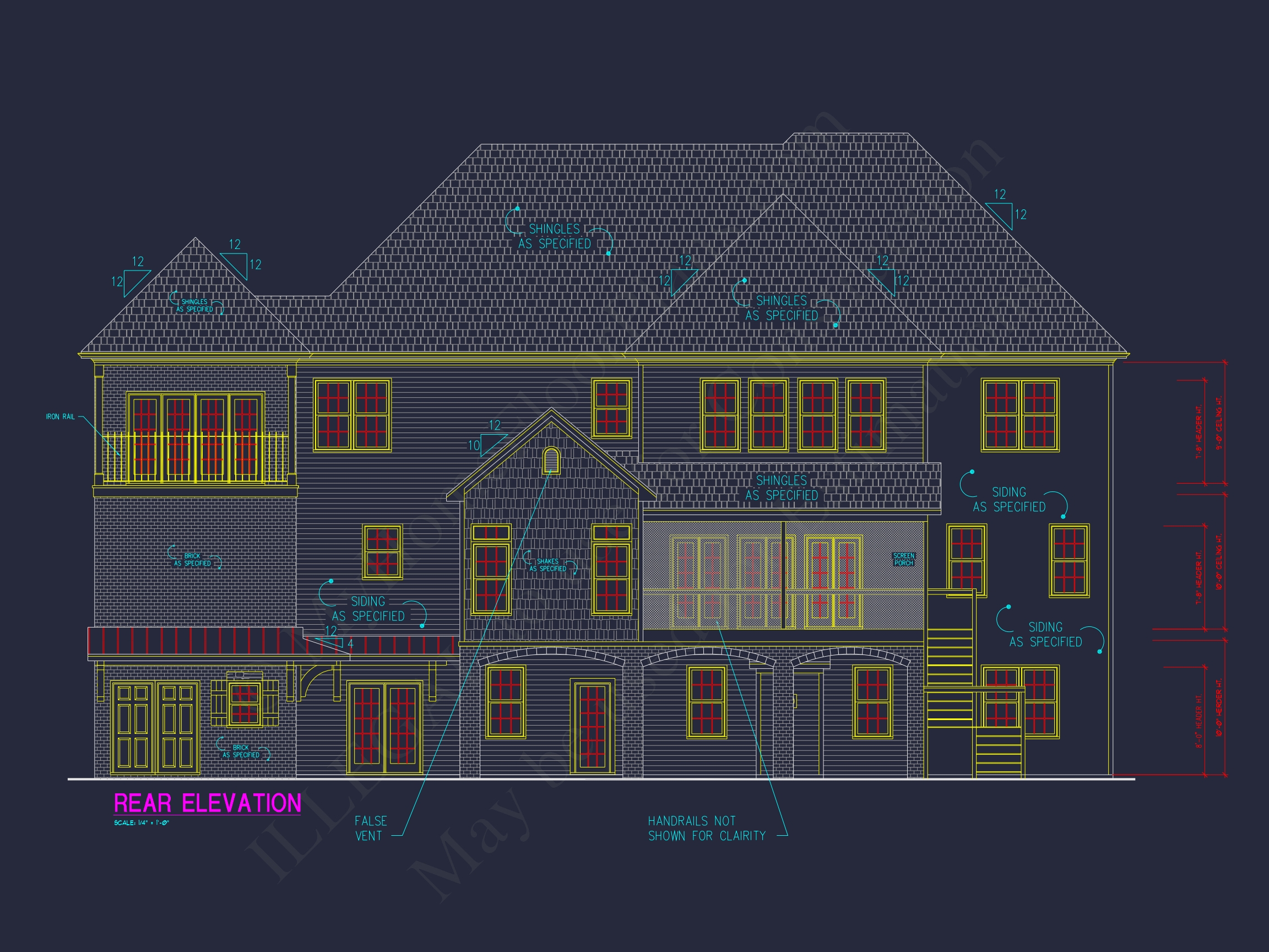 Home Architecture Blueprint: CAD Floor Plan Designs