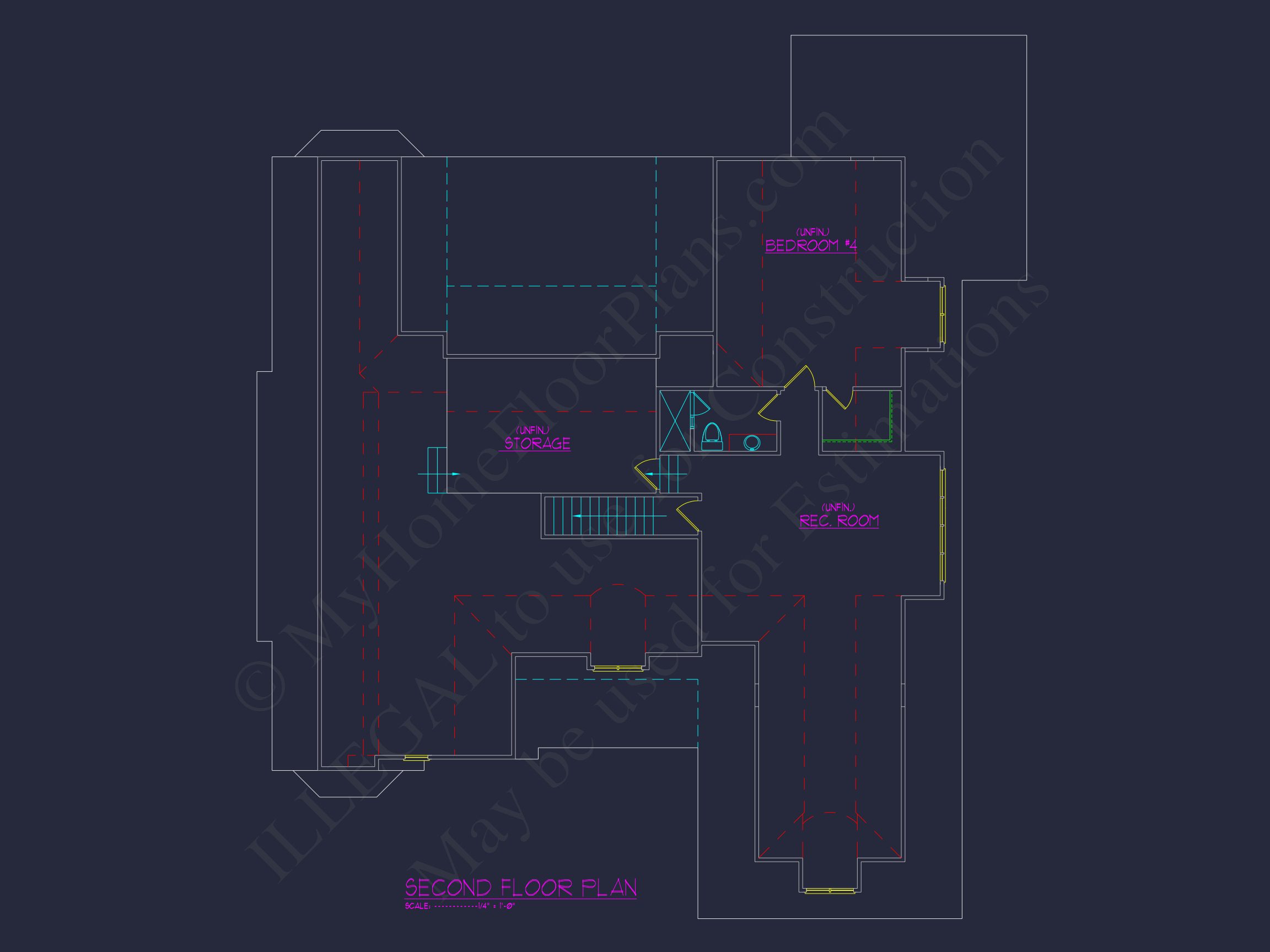 house Blueprint CAD Floor Plan with Architectural Designs