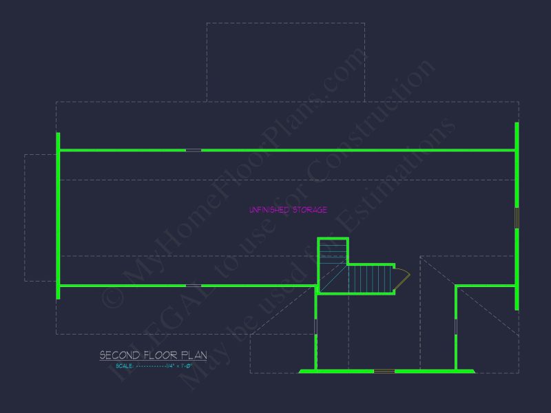 house Design Blueprint: Floor Plan and CAD Architecture