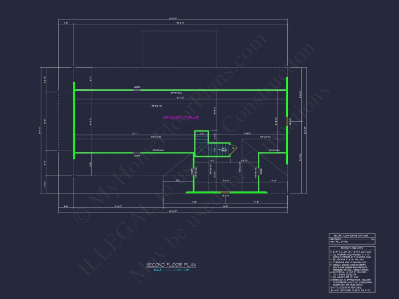 house Design Blueprint: Floor Plan and CAD Architecture