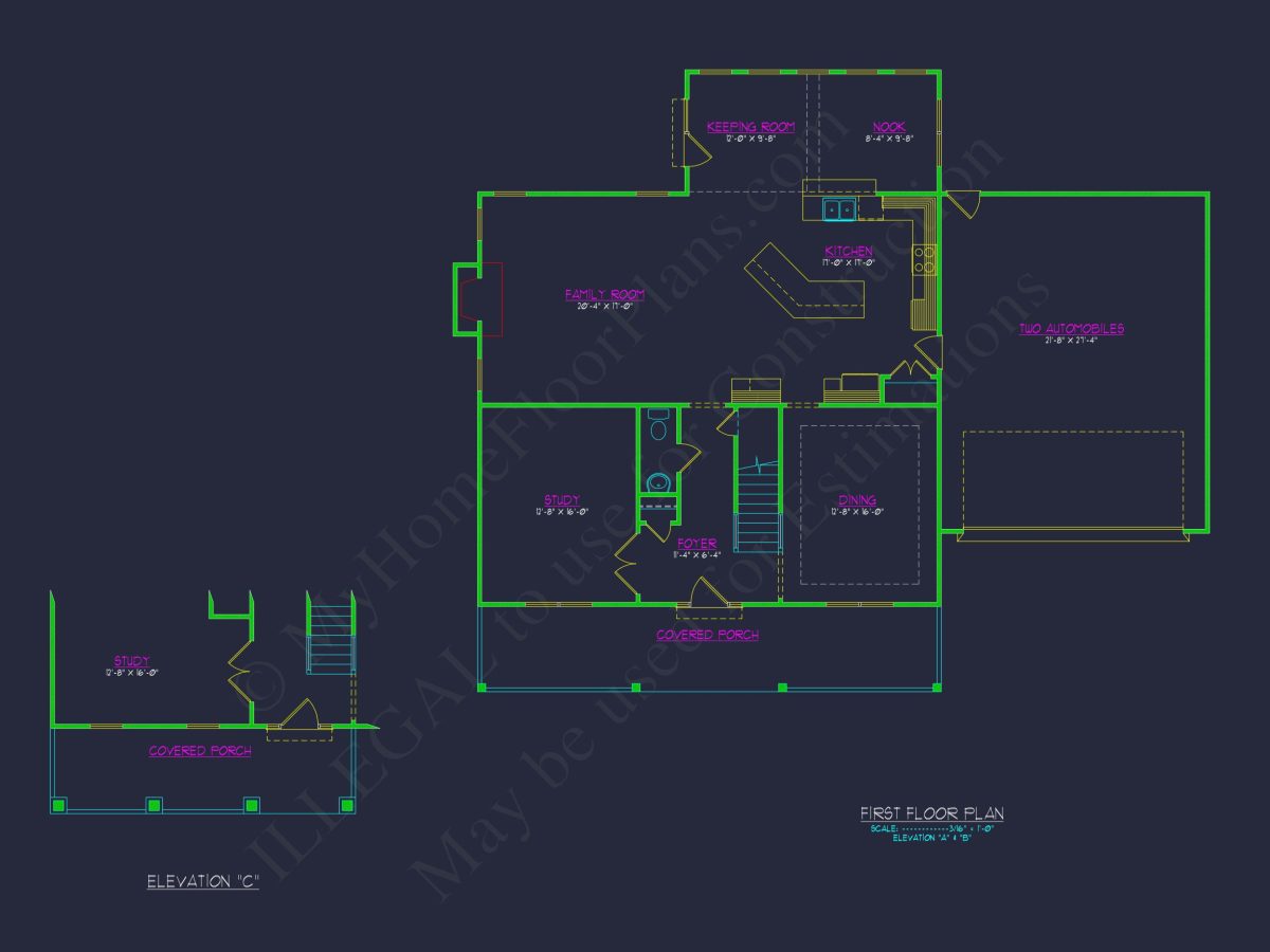 house Design Blueprint with Floor Plans and Architectural CAD