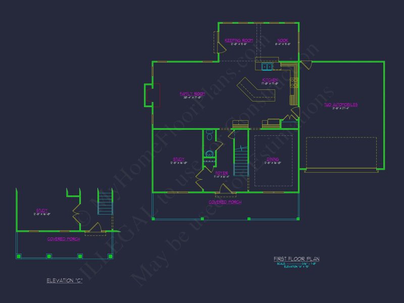 house Design Blueprint with Floor Plans and Architectural CAD