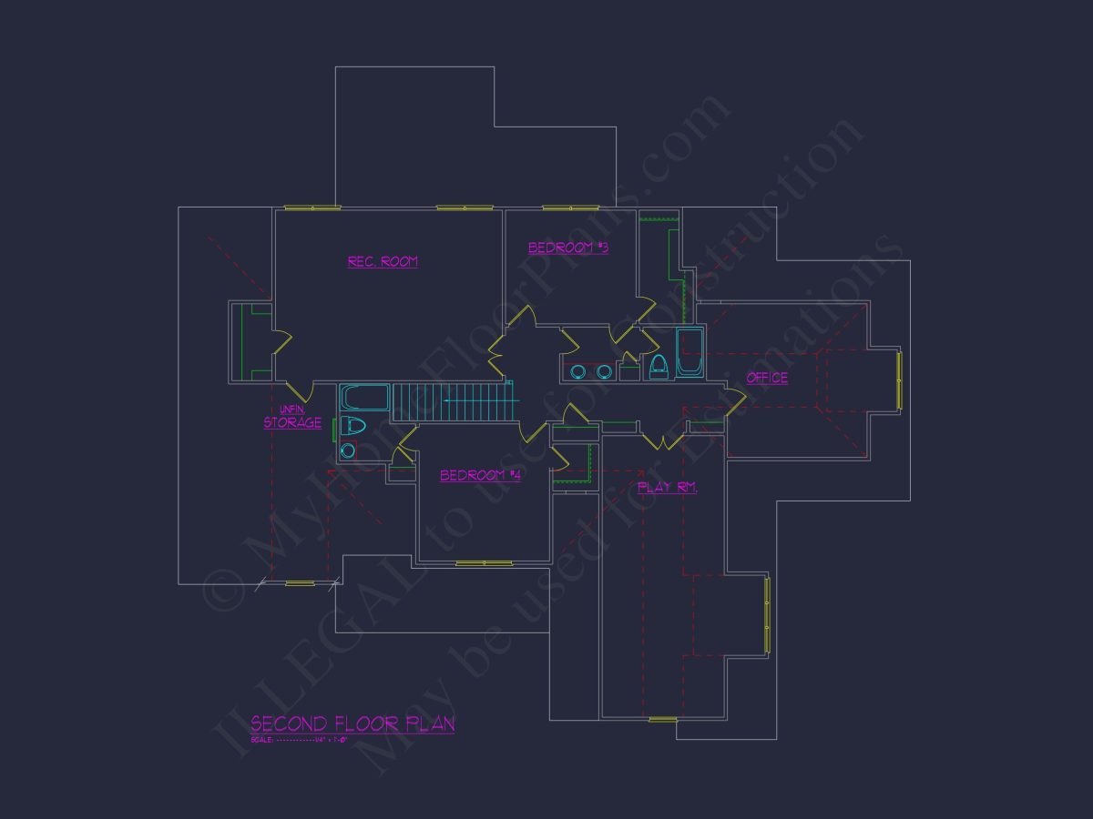 house Design Floor Plan with Blueprint