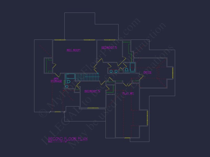 house Design Floor Plan with Blueprint