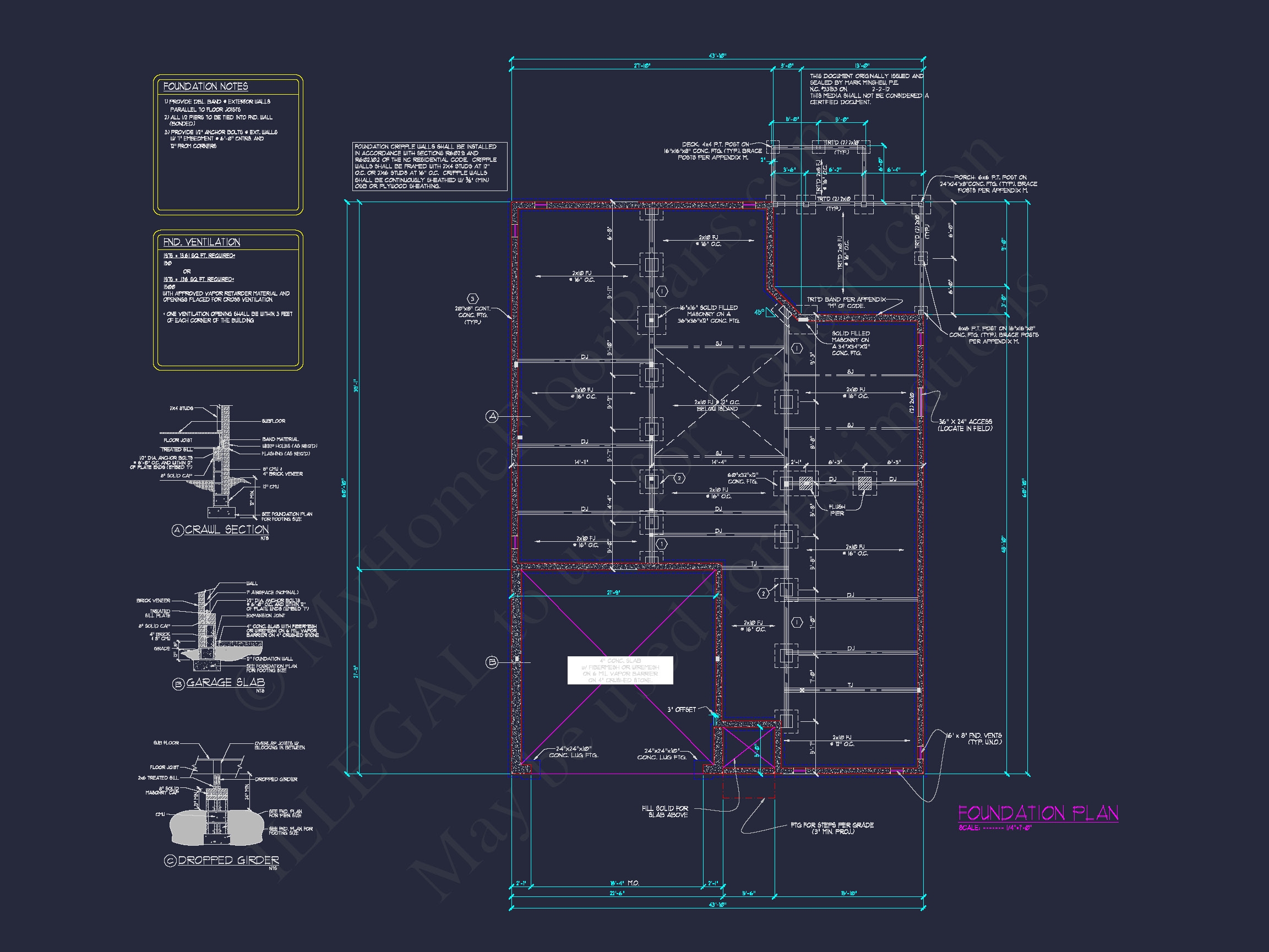 Home Design Plan: 4-Bedroom Traditional Blueprint with CAD