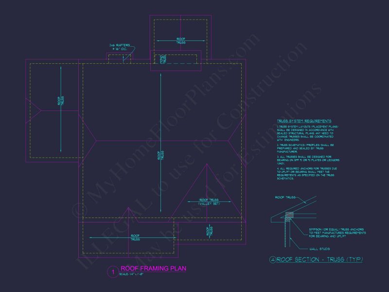 house Design Plan with 2362 Sq Ft CAD Blueprint Layout
