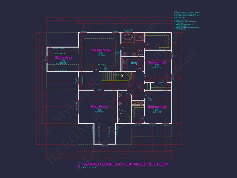 house Design Plan with 2362 Sq Ft CAD Blueprint Layout